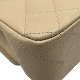 シャネル CHANEL マトラッセ25 A01112 14番台 ベージュ GD金具 キャビア レディース ショルダーバッグ