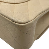 シャネル CHANEL マトラッセ25 A01112 14番台 ベージュ GD金具 キャビア レディース ショルダーバッグ