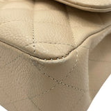 シャネル CHANEL マトラッセ25 A01112 14番台 ベージュ GD金具 キャビア レディース ショルダーバッグ