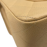 シャネル CHANEL デカマトラッセ30 A58600 27番台 ベージュ GD金具 キャビア レディース ショルダーバッグ