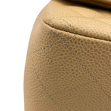 シャネル CHANEL デカマトラッセ30 A58600 27番台 ベージュ GD金具 キャビア レディース ショルダーバッグ