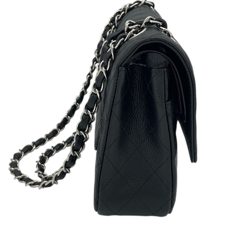 シャネル CHANEL マトラッセ25 A01112 15番台 ブラック SV金具 キャビアスキン レディース ショルダーバッグ