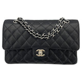 シャネル CHANEL マトラッセ25 A01112 15番台 ブラック SV金具 キャビアスキン レディース ショルダーバッグ