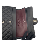 シャネル CHANEL マトラッセ25 A01112 15番台 ブラック SV金具 キャビアスキン レディース ショルダーバッグ