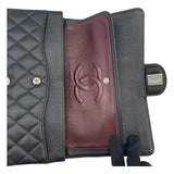 シャネル CHANEL マトラッセ25 A01112 18番台 ブラック SV金具 キャビアスキン レディース ショルダーバッグ