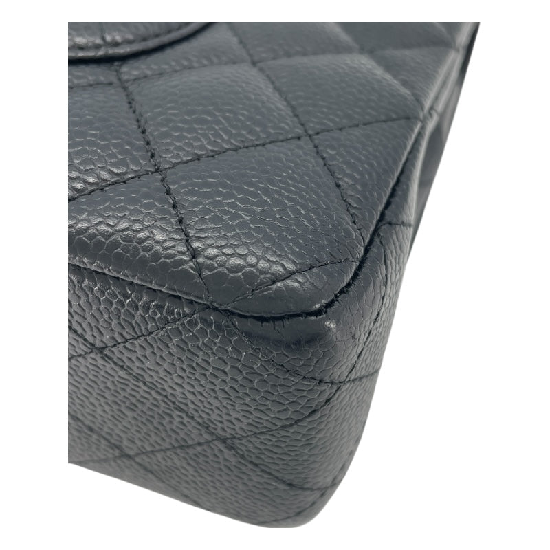 シャネル CHANEL マトラッセ25 A01112 18番台 ブラック SV金具 キャビアスキン レディース ショルダーバッグ