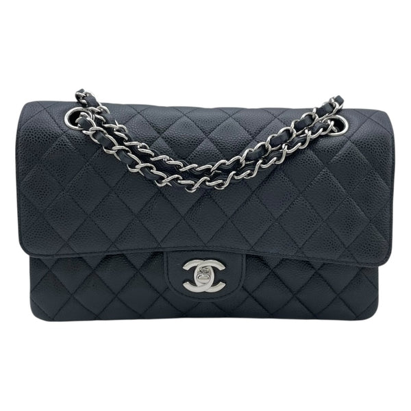 シャネル CHANEL マトラッセ25 A01112 16番台 ブラック SV金具 キャビア レディース ショルダーバッグ