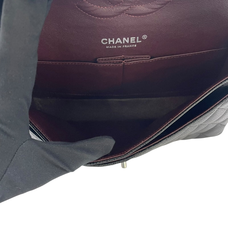 シャネル CHANEL マトラッセ25 A01112 21番台 ブラック SV金具 キャビア レディース ショルダーバッグ