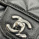 シャネル CHANEL マトラッセ25 A01112 21番台 ブラック SV金具 キャビア レディース ショルダーバッグ