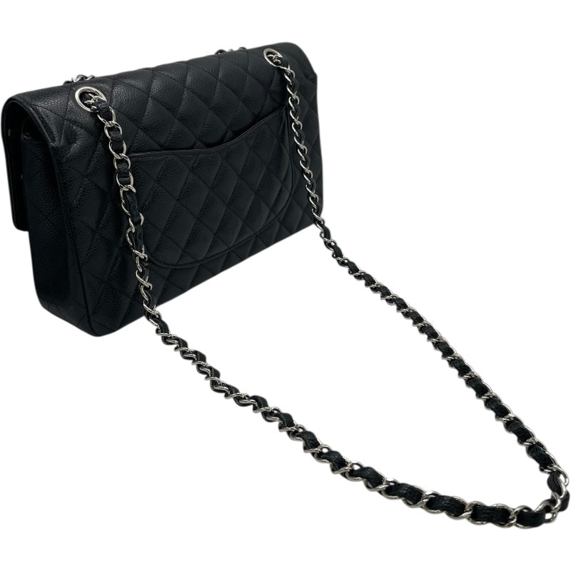 シャネル CHANEL マトラッセ25 A01112 21番台 ブラック SV金具 キャビア レディース ショルダーバッグ