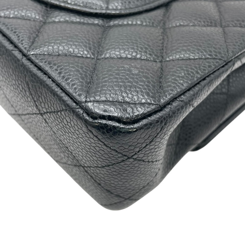 シャネル CHANEL マトラッセ25 A01112 21番台 ブラック SV金具 キャビア レディース ショルダーバッグ