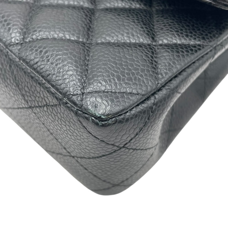 シャネル CHANEL マトラッセ25 A01112 21番台 ブラック SV金具 キャビア レディース ショルダーバッグ