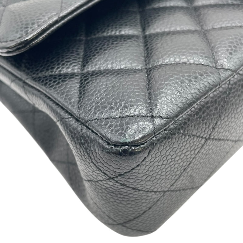 シャネル CHANEL マトラッセ25 A01112 21番台 ブラック SV金具 キャビア レディース ショルダーバッグ