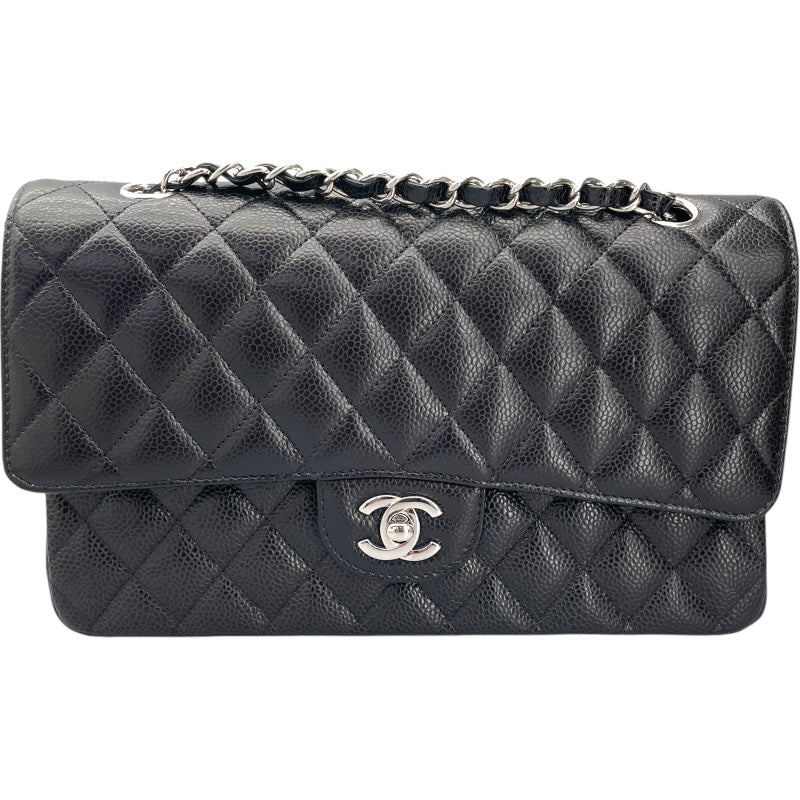 シャネル CHANEL マトラッセ25 A01112 ブラック SV金具 キャビアスキン レディース ショルダーバッグ