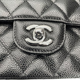 シャネル CHANEL マトラッセ25 A01112 ブラック SV金具 キャビアスキン レディース ショルダーバッグ