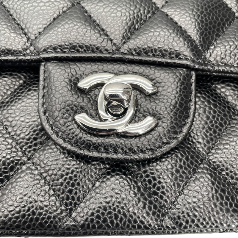 シャネル CHANEL マトラッセ25 A01112 ブラック SV金具 キャビアスキン レディース ショルダーバッグ