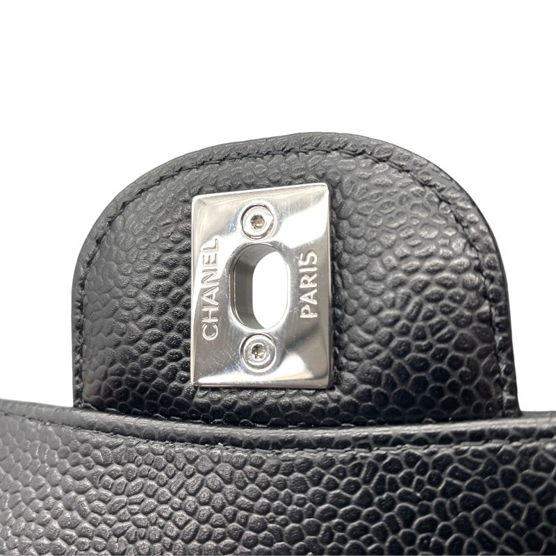 シャネル CHANEL マトラッセ25 A01112 ブラック SV金具 キャビアスキン レディース ショルダーバッグ