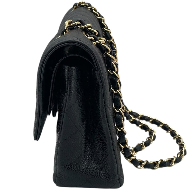 シャネル CHANEL マトラッセ25 A01112 28番台 ブラック GD金具 キャビア レディース ショルダーバッグ