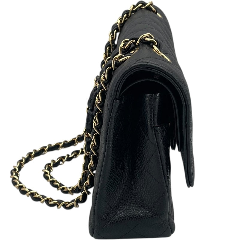 シャネル CHANEL マトラッセ25 A01112 28番台 ブラック GD金具 キャビア レディース ショルダーバッグ