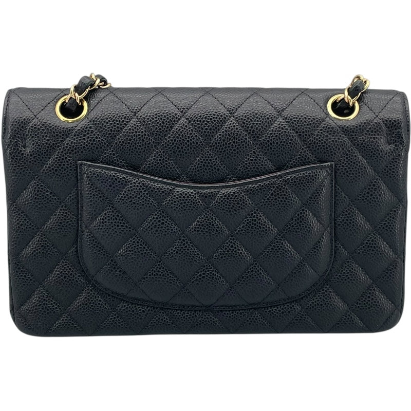 シャネル CHANEL マトラッセ25 A01112 28番台 ブラック GD金具 キャビア レディース ショルダーバッグ