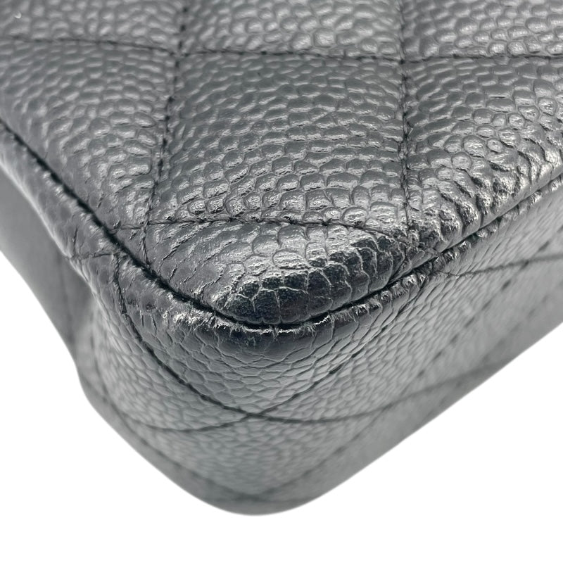 シャネル CHANEL マトラッセ25 A01112 28番台 ブラック GD金具 キャビア レディース ショルダーバッグ