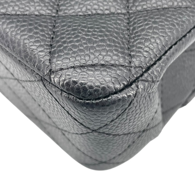 シャネル CHANEL マトラッセ25 A01112 28番台 ブラック GD金具 キャビア レディース ショルダーバッグ