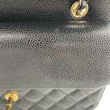 シャネル CHANEL マトラッセ25 A01112 28番台 ブラック GD金具 キャビア レディース ショルダーバッグ