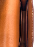 エルメス HERMES ルリ スリム U刻印 ゴールド/ライム エバーカラー レディース コインケース