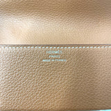 エルメス HERMES ルリ スリム U刻印 ゴールド/ライム エバーカラー レディース コインケース