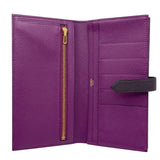 エルメス HERMES ベアンスフレ ヴェルソ Y刻 レザンxアネモネ GD金具 エプソン レディース 長財布