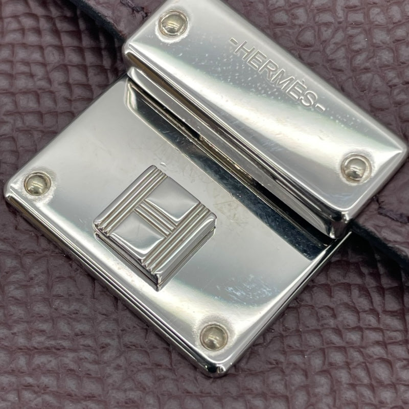エルメス HERMES クリック16 U刻 ルージュセリエ SV金具 エプソン レディース ショルダーバッグ
