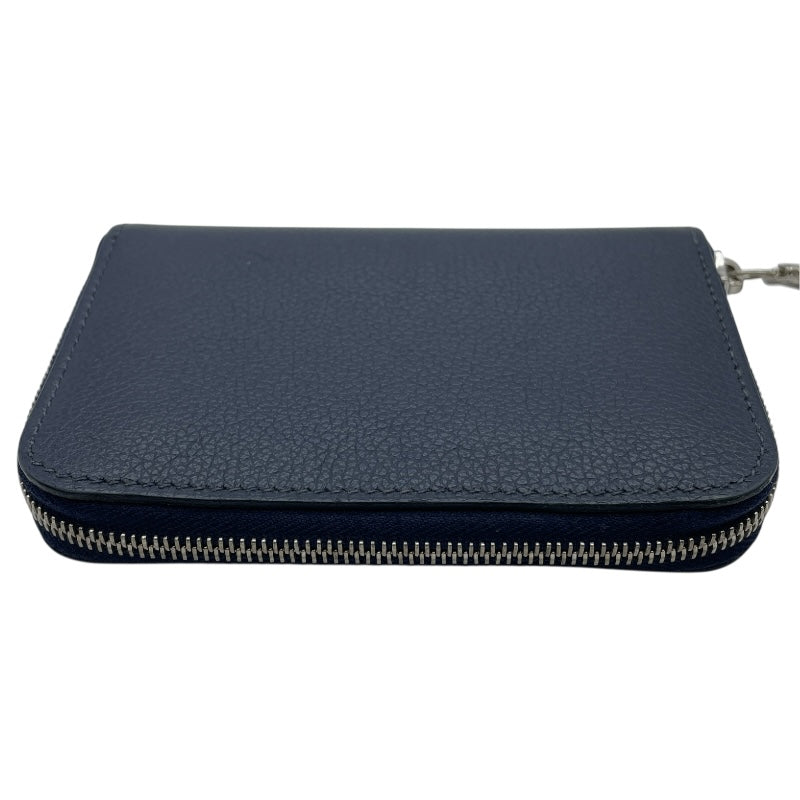 エルメス HERMES ジップアンドゴー U刻 ブルーニュイ SV金具 エバーカラー ユニセックス コインケース