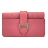 エルメス HERMES べアンキーケース4 X刻 ローズコンフェッティ SV金具 エプソン レディース キーケース