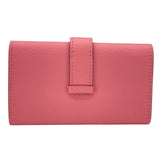 エルメス HERMES べアンキーケース4 X刻 ローズコンフェッティ SV金具 エプソン レディース キーケース