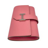 エルメス HERMES べアンキーケース4 X刻 ローズコンフェッティ SV金具 エプソン レディース キーケース