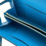 エルメス HERMES ケリートゥーゴー Z刻 ブルーフリーダ GD金具 シェーブル レディース ショルダーバッグ