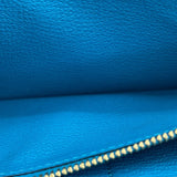 エルメス HERMES ケリートゥーゴー Z刻 ブルーフリーダ GD金具 シェーブル レディース ショルダーバッグ