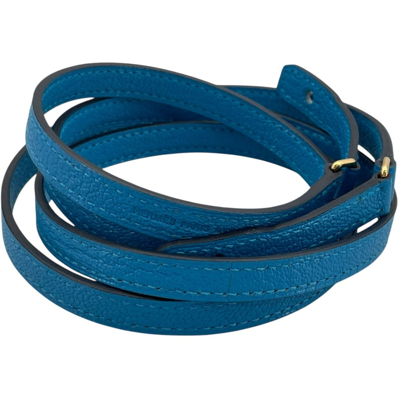 エルメス HERMES ケリートゥーゴー Z刻 ブルーフリーダ GD金具 シェーブル レディース ショルダーバッグ