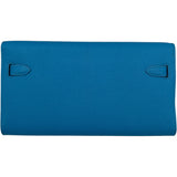 エルメス HERMES ケリートゥーゴー Z刻 ブルーフリーダ GD金具 シェーブル レディース ショルダーバッグ