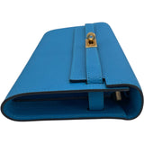 エルメス HERMES ケリートゥーゴー Z刻 ブルーフリーダ GD金具 シェーブル レディース ショルダーバッグ