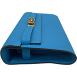 エルメス HERMES ケリートゥーゴー Z刻 ブルーフリーダ GD金具 シェーブル レディース ショルダーバッグ