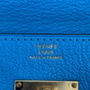 エルメス HERMES ケリートゥーゴー Z刻 ブルーフリーダ GD金具 シェーブル レディース ショルダーバッグ