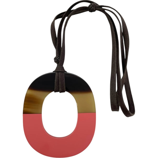 エルメス HERMES イムス・ホップ GM ブラウン/ピンク バッファロー  