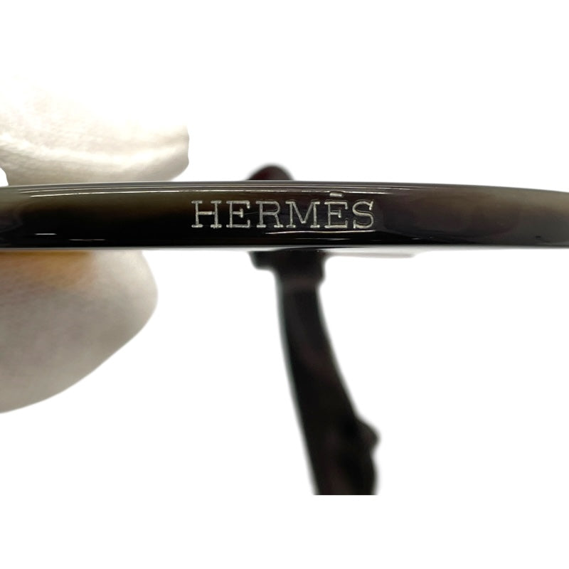 エルメス HERMES イムス・ホップ GM ブラウン/ピンク バッファローホーン レディース ネックレス