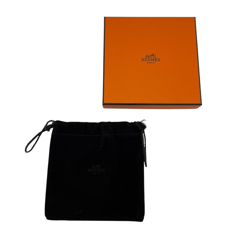 エルメス HERMES イスム・ポップGM ブラックxベージュxブルー バッファローホーン アクセサリー