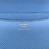 エルメス HERMES コンスタンス3ミニ K刻 セレスト SV金具 エプソン レディース ショルダーバッグ