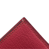 エルメス HERMES ベアンコンパクト A刻 ローズリップスティック SV金具 シェーブル レディース 二つ折り財布
