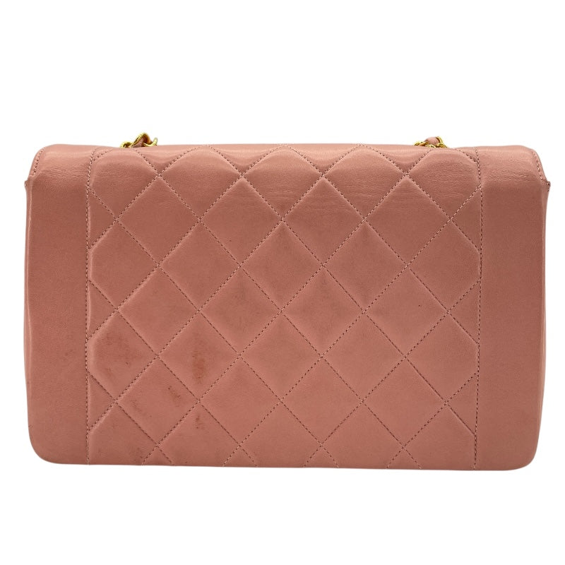 シャネル CHANEL ダイアナ25 A01165 2番台 ピンク GD金具 ラムスキン レディース ショルダーバッグ