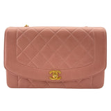 シャネル CHANEL ダイアナ25 A01165 2番台 ピンク GD金具 ラムスキン レディース ショルダーバッグ