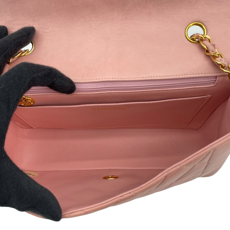 シャネル CHANEL ダイアナ25 A01165 2番台 ピンク GD金具 ラムスキン レディース ショルダーバッグ